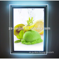Thin crystal light frame advertising acrylic led sign board